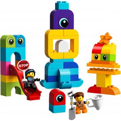 10895 Duplo Visite voor Emmet en Lucy van de DUOLO Planeet