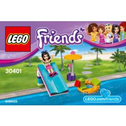 30401 Friends Pool Foam Slide