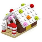 40105 Monthly Build Gingerbread huis