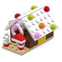 40105 Monthly Build Gingerbread huis