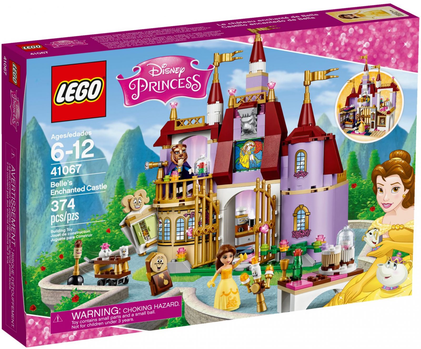 41067 Disney Princess Belle's Betoverende Kasteel