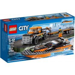60085 City 4 x 4 with Powerboat
