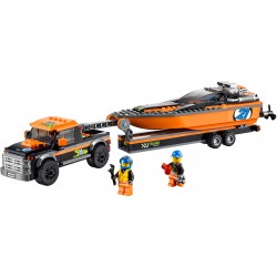 60085 City 4 x 4 with Powerboat