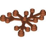  Blad Donker oranje groot 6 x 5