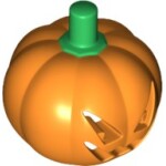 Hoofd Pompoenhoofd voor op minifiguur