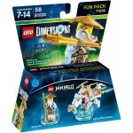 71234 Dimensions Fun Pack Ninjago Sensei Wu and Fluing White Dragon