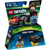 71286 Dimensions Fun Pack Knight Rider Michael Knight and KITT