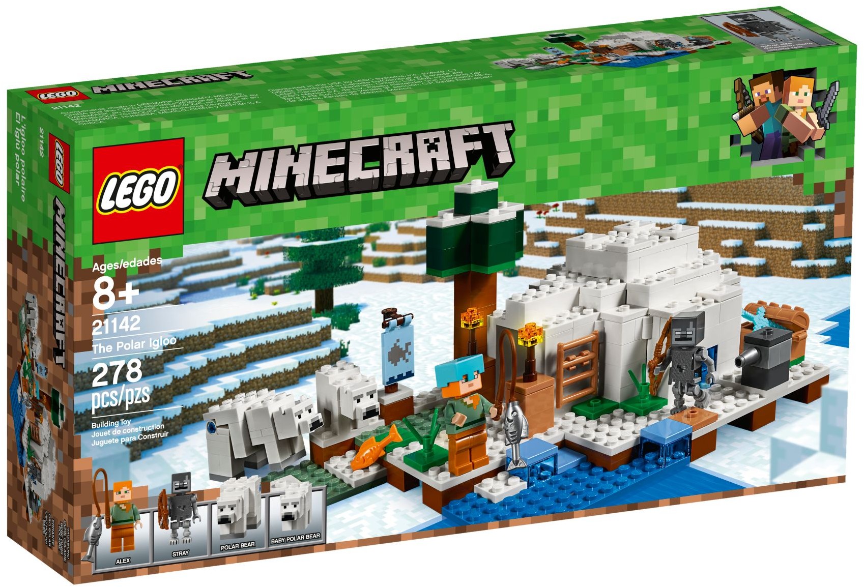 21142_alt1 Lego 21142 - Minecraft: The Polar Igloo