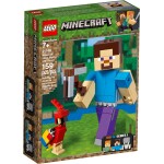 Lego 21148 - Minecraft: Minecraft Steve BigFig with Parrot