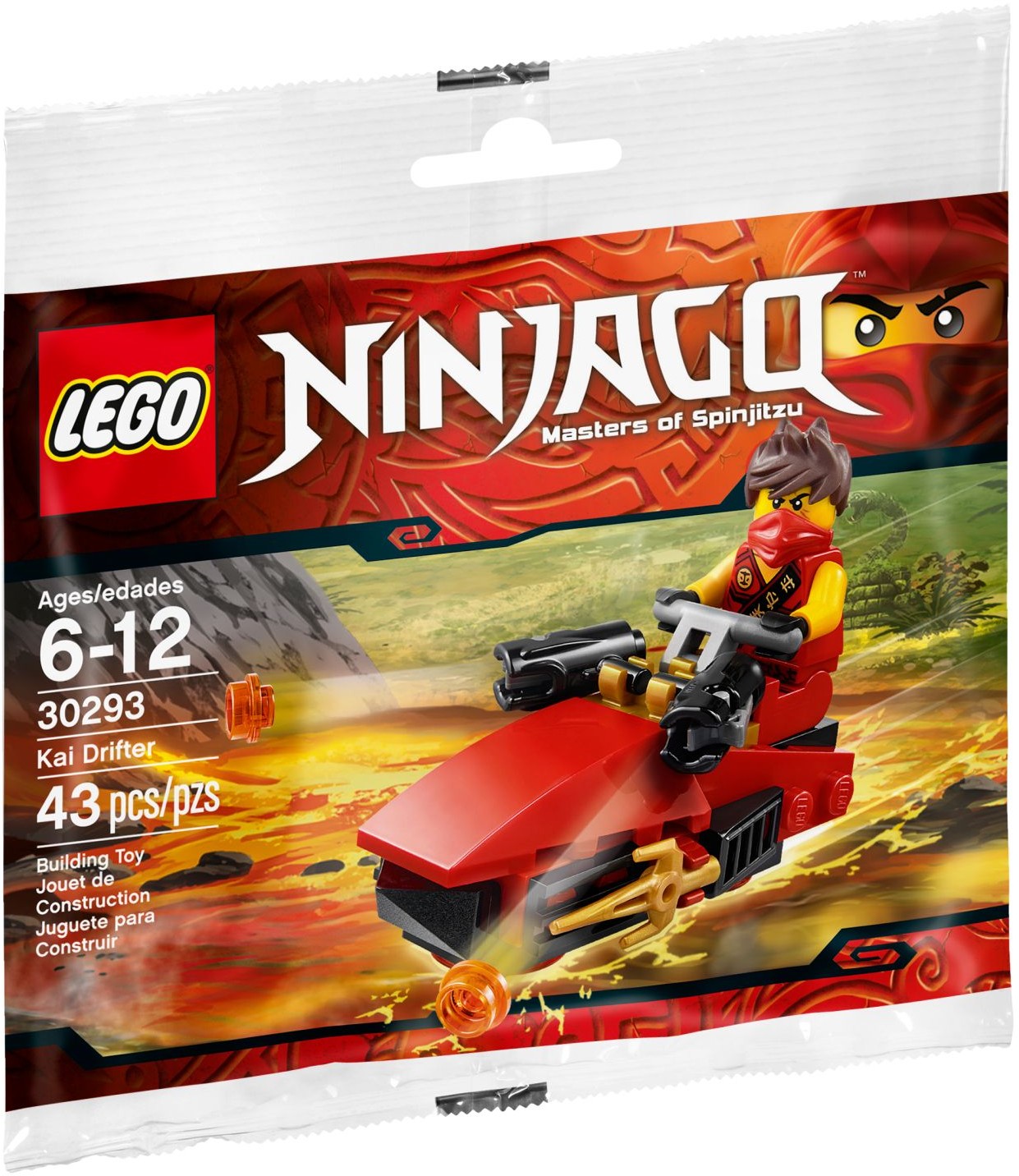 30293_alt1 Lego 30293 - Ninjago: Kai Drifter