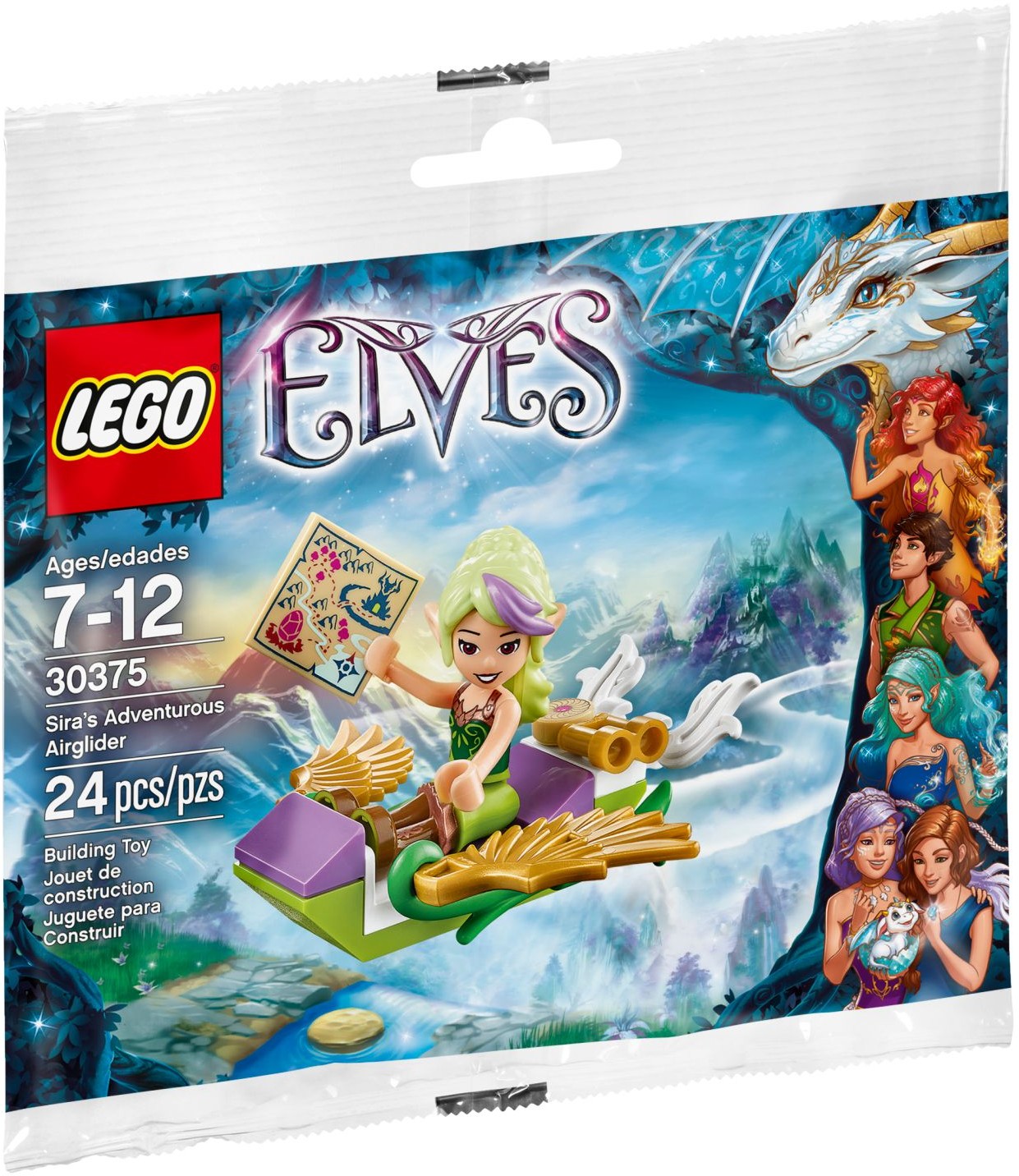 30375_alt1 Lego 30375 - Elves: Sira's Adventurous Airglider