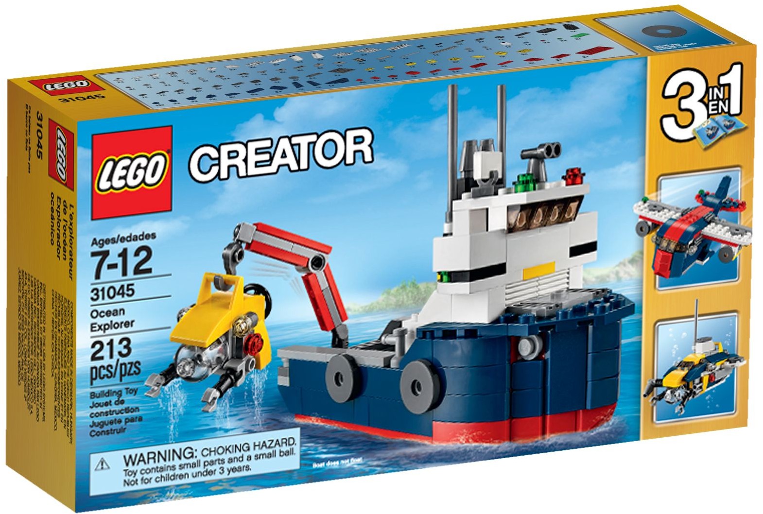 31045_alt1 Lego 31045 - Creator: Ocean Explorer