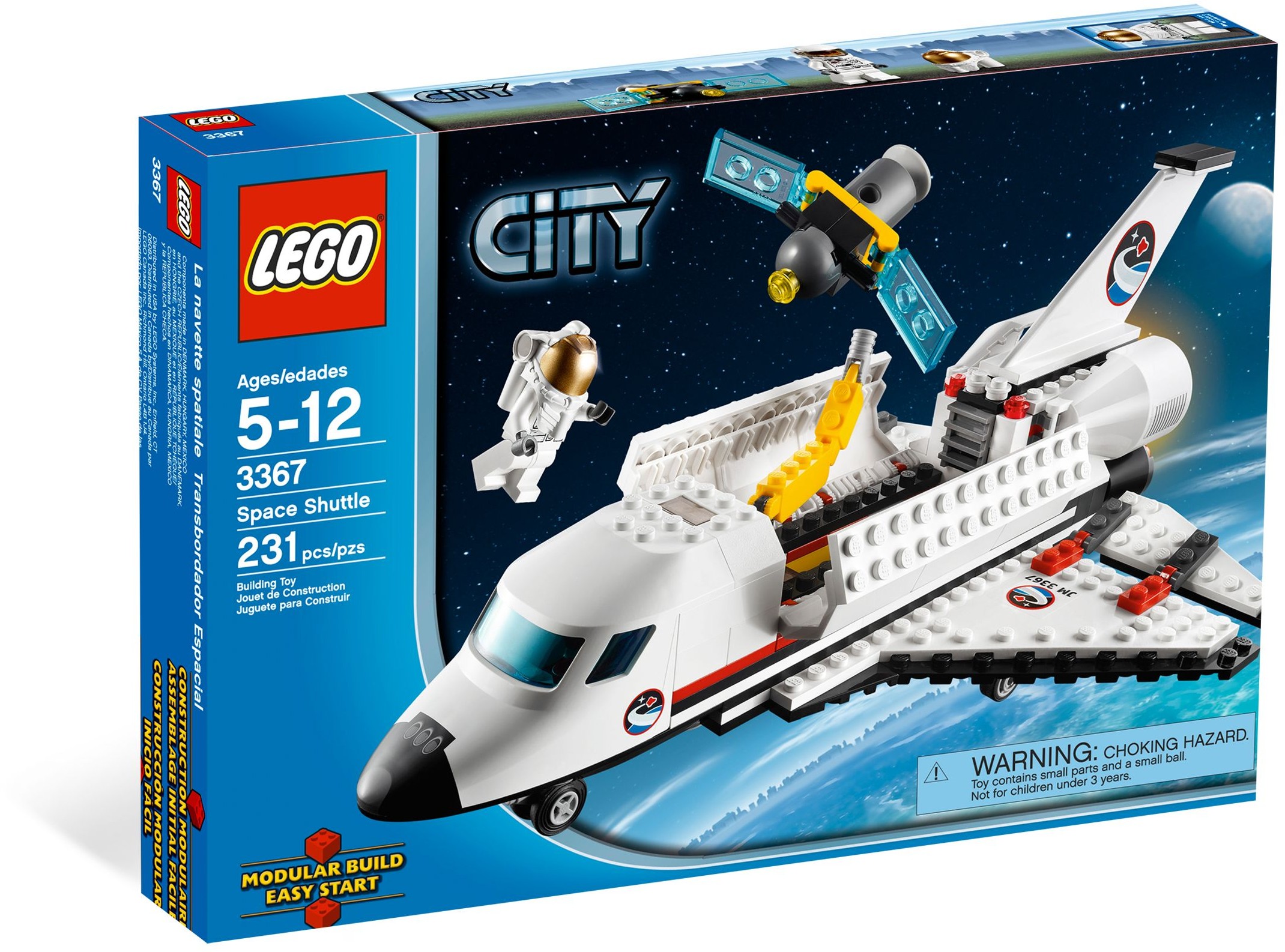3367_alt1 Lego 3367 - City: Space Shuttle