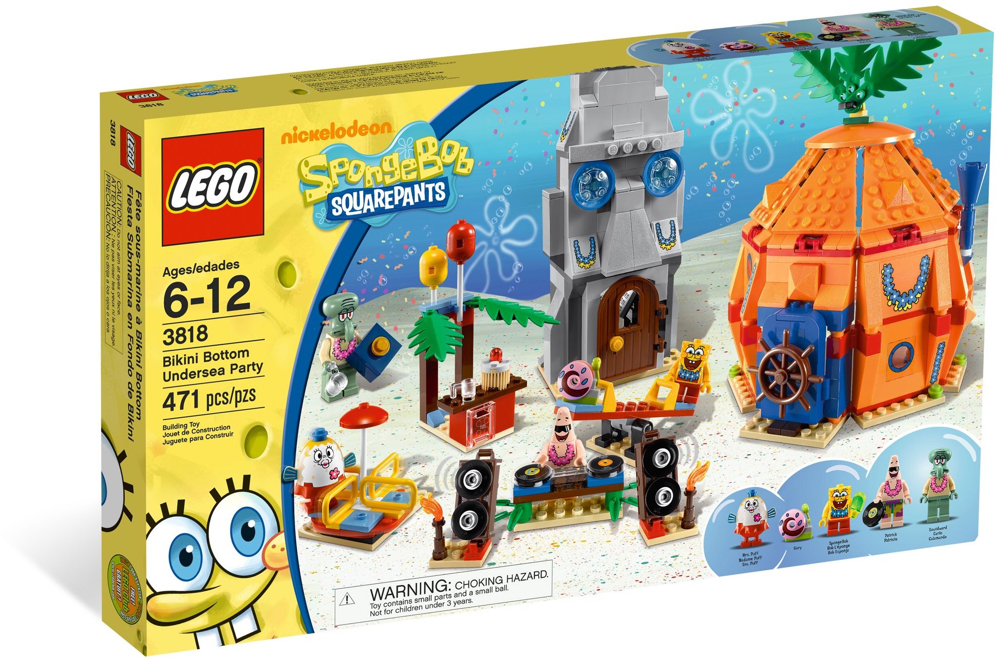 3818_alt1 Lego 3818 - SpongeBob SquarePants: Bikini Bottom Undersea Party