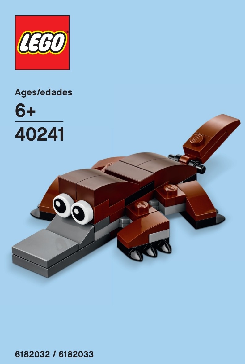 40241 Lego 40241 - Promotional: Monthly Minibuild 17-03: Platypus