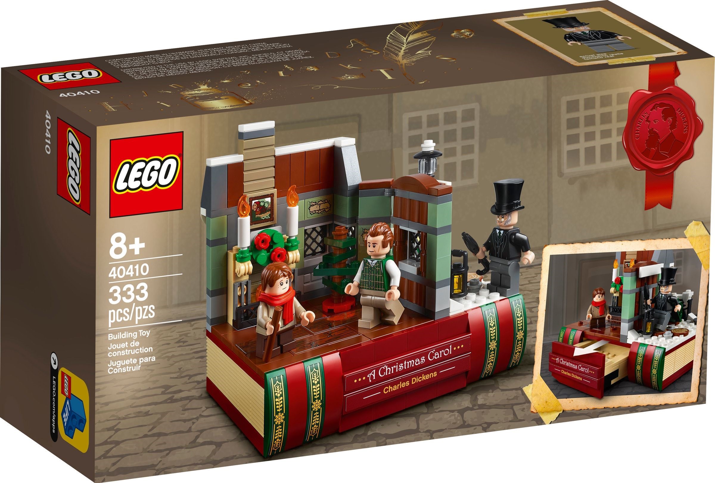 40410_alt1 Lego 40410 - Seasonal: Charles Dickens Tribute