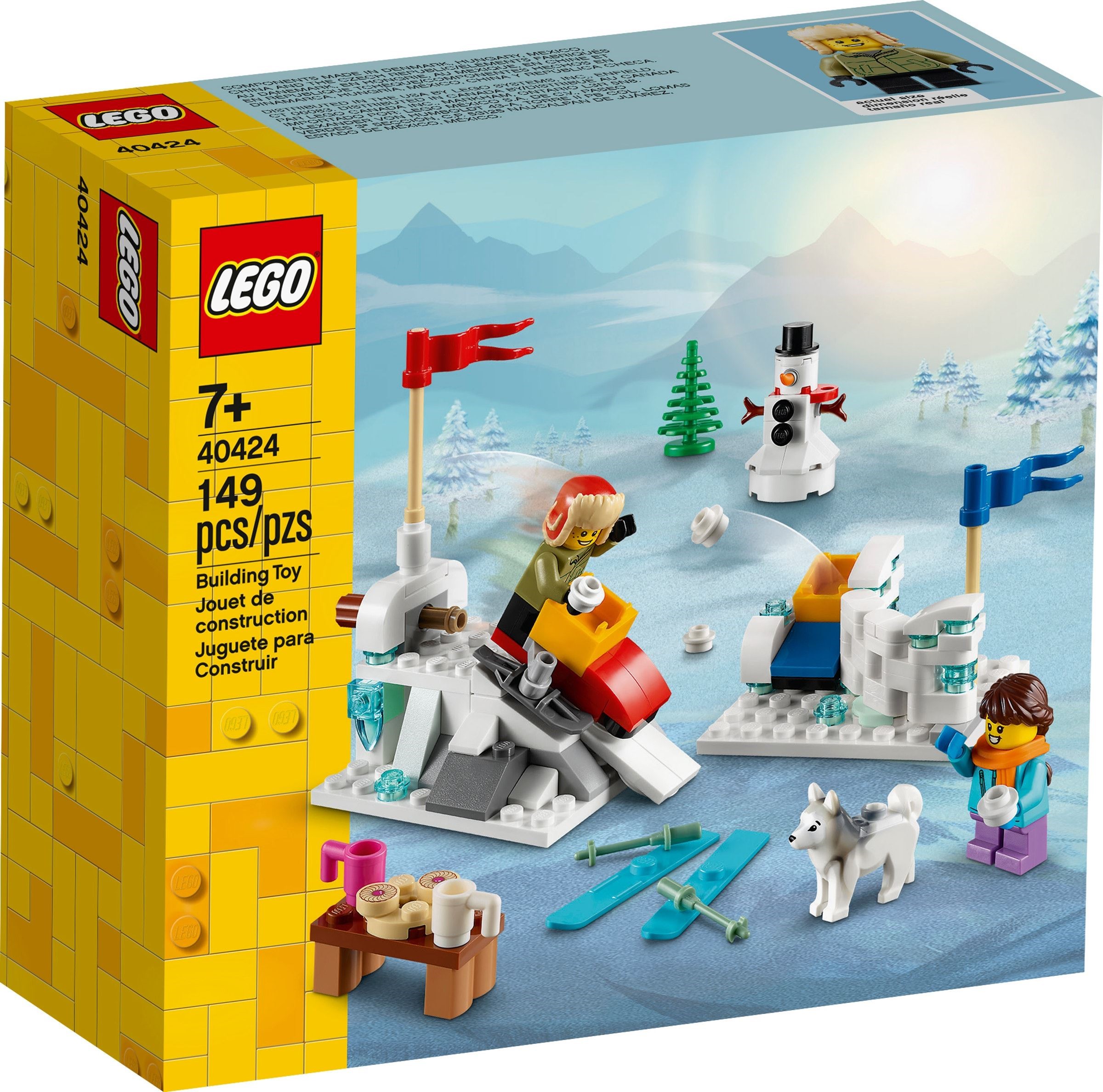40424_alt1 Lego 40424 - Seasonal: Winter Snowball Fight