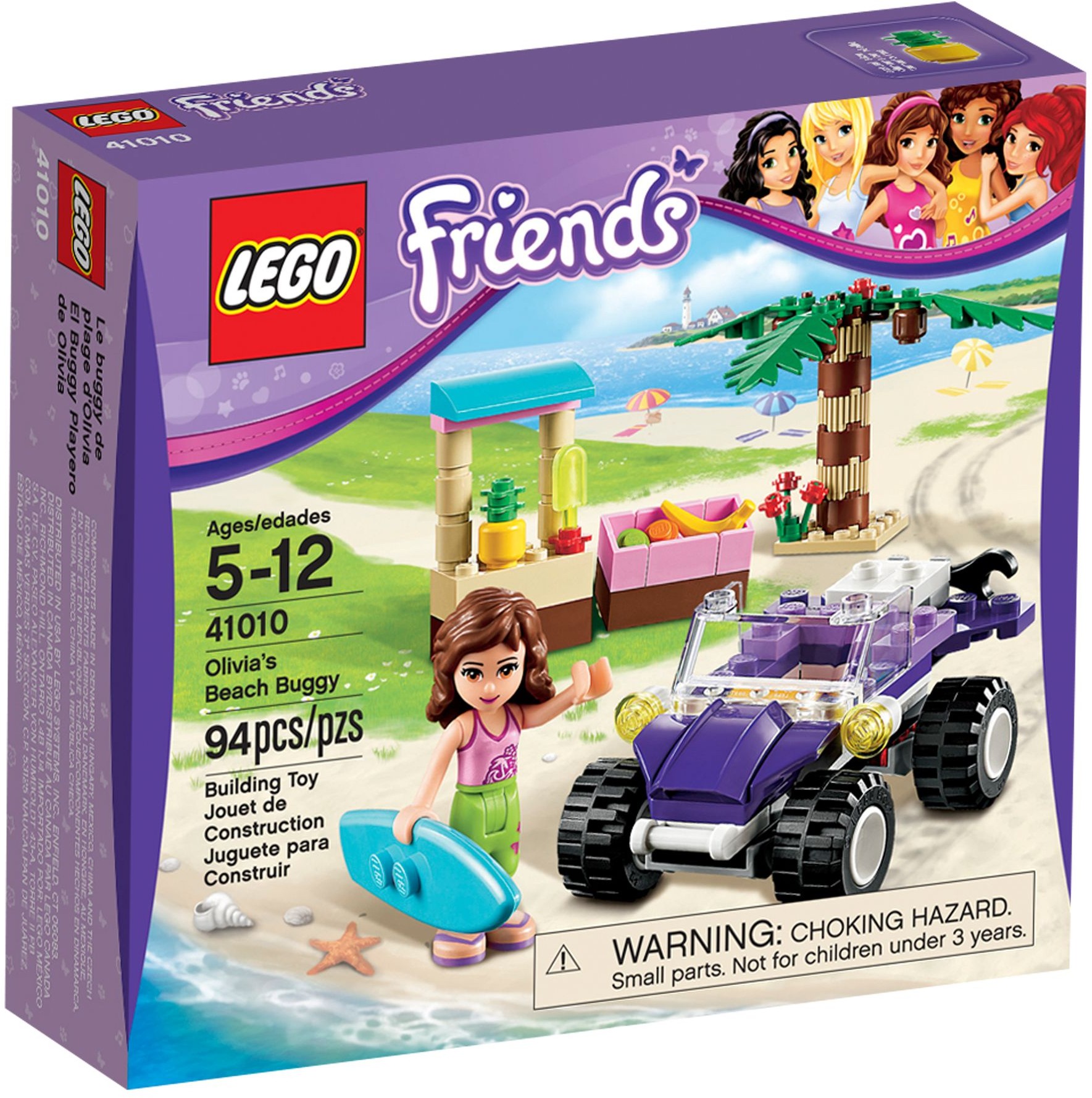 41010_alt1 Lego 41010 - Friends: Olivia's Beach Buggy