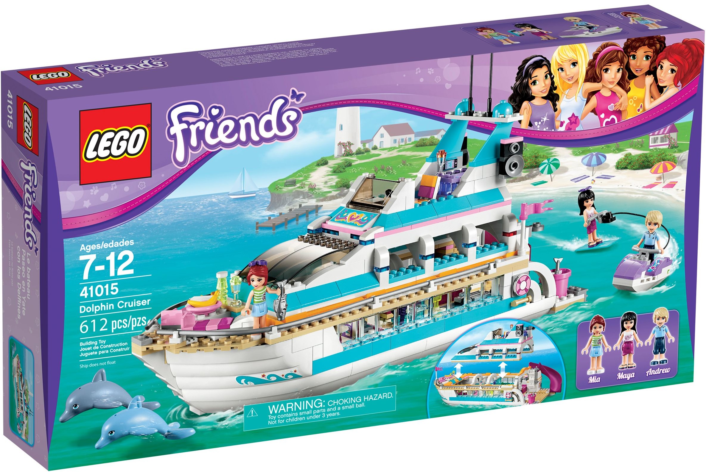 41015_alt1 Lego 41015 - Friends: Dolphin Cruiser