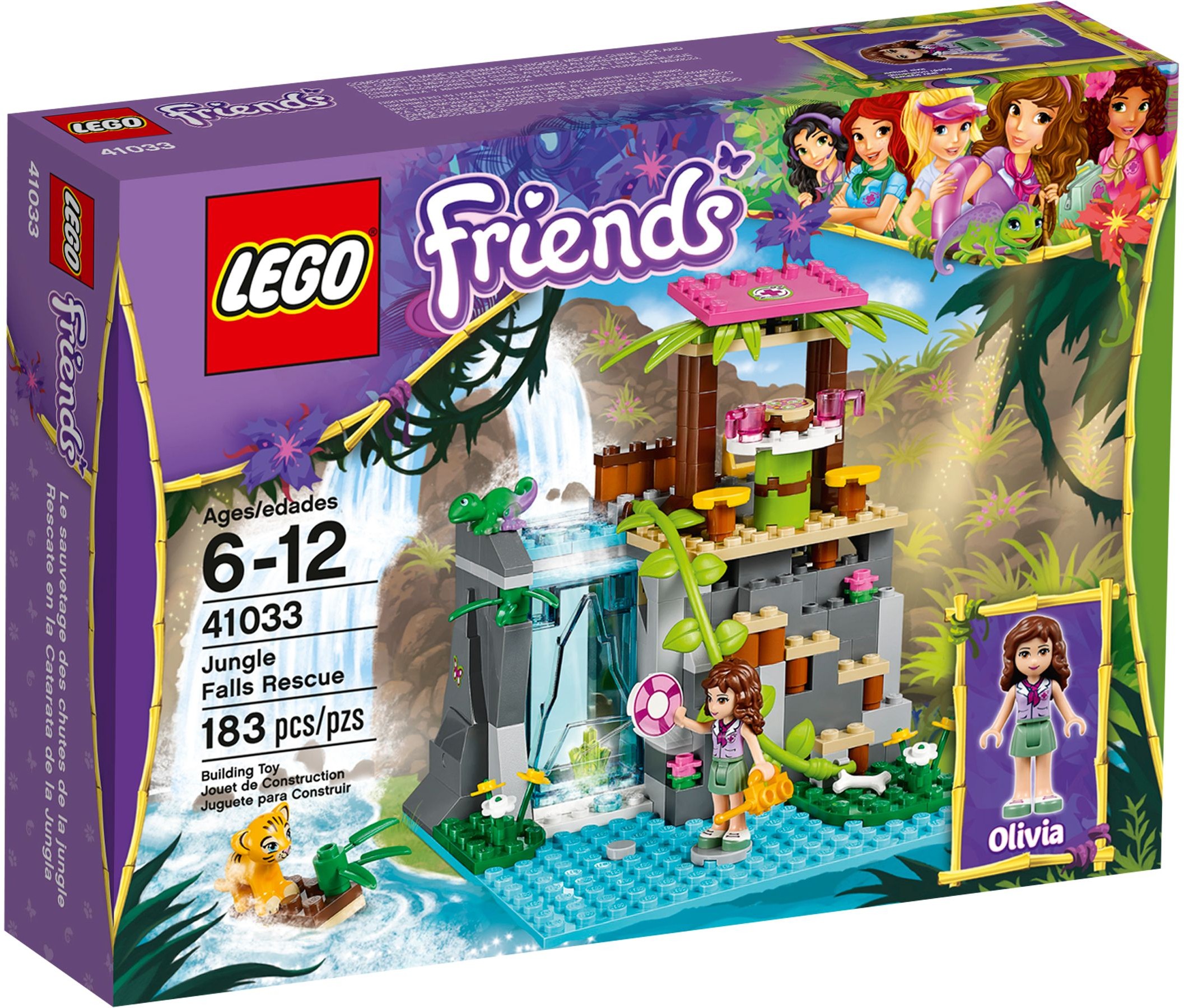 41033_alt1 Lego 41033 - Friends: Jungle Falls Rescue