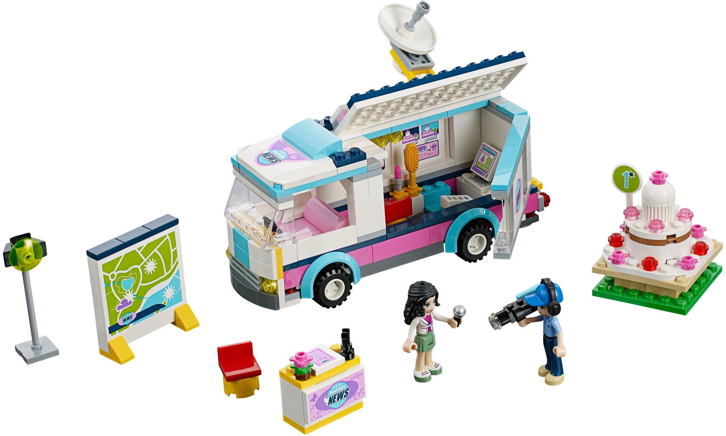 41056 Lego 41056 - Friends: Heartlake News Van