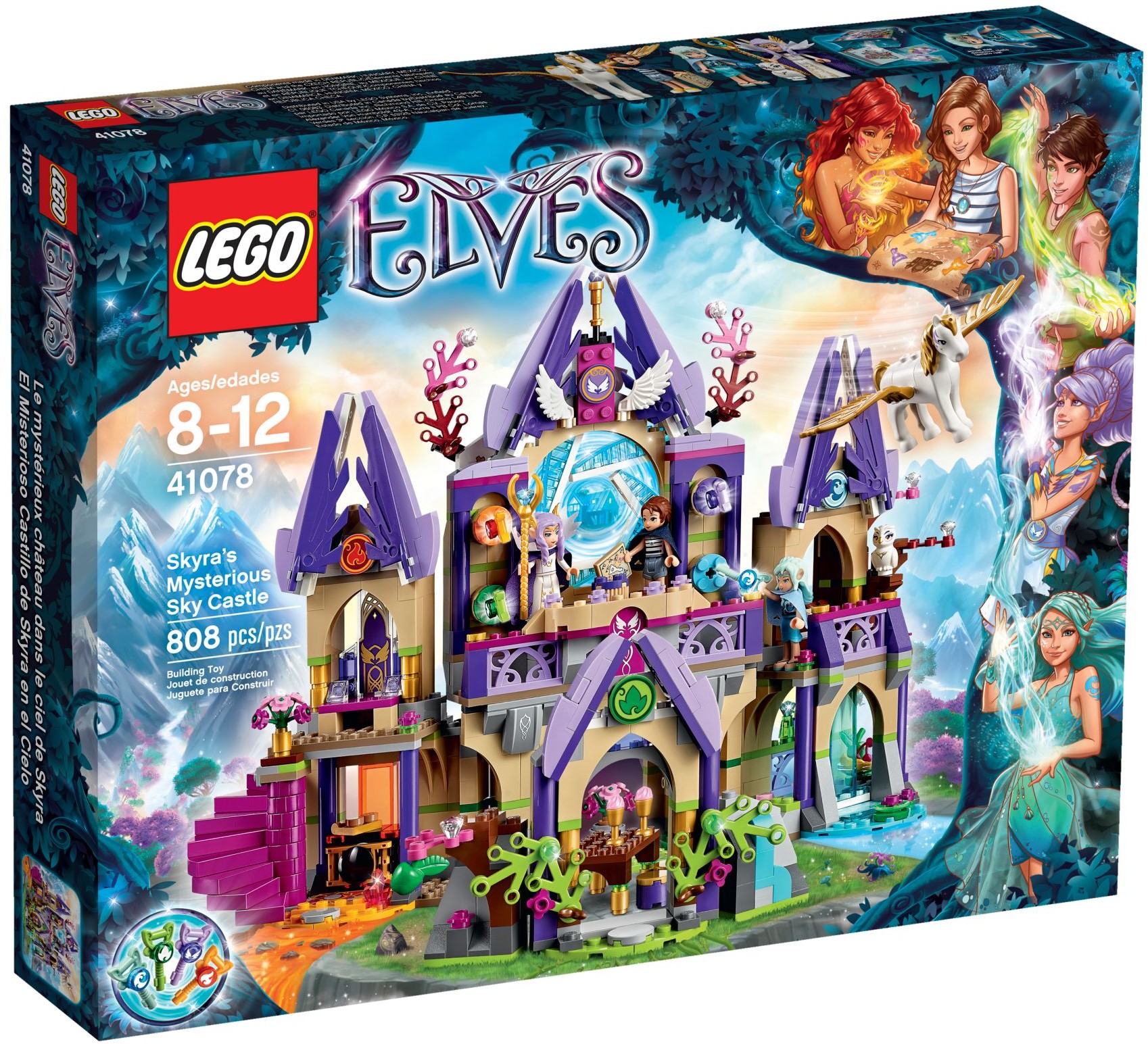 41078_alt1 Lego 41078 - Elves: Skyra's Mysterious Sky Castle