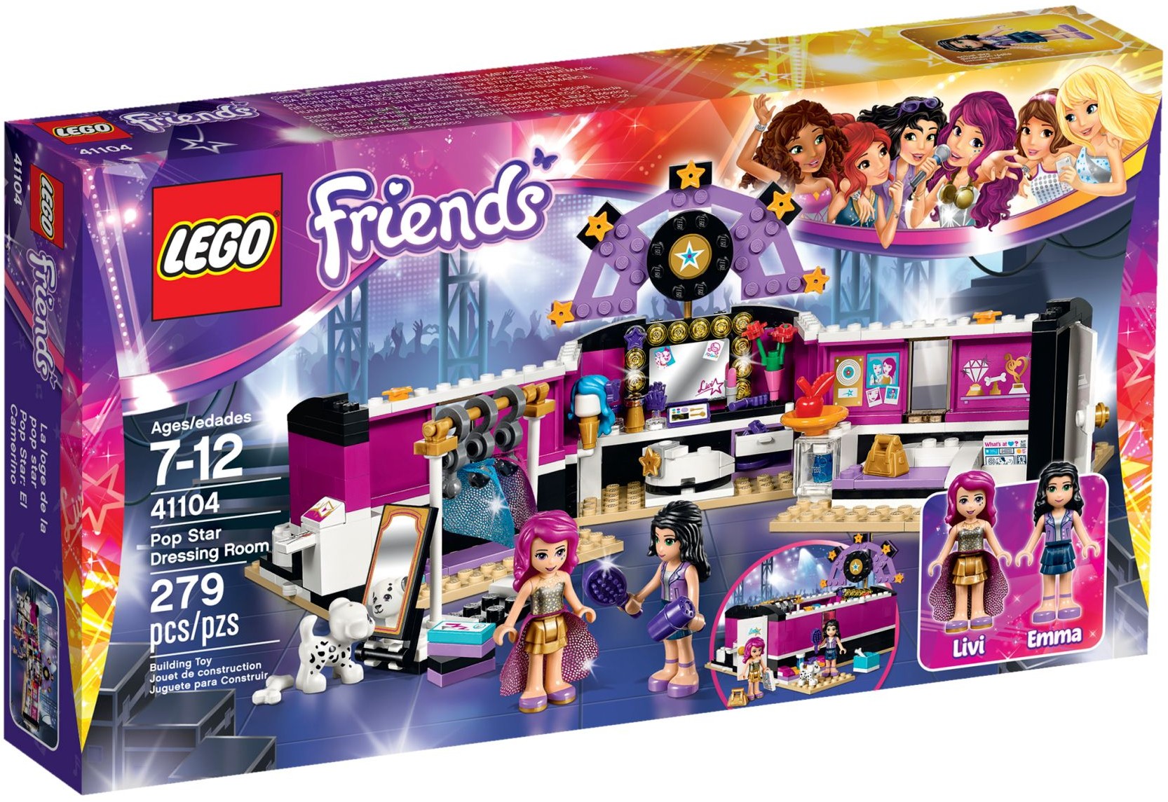 41104_alt1 Lego 41104 - Friends: Pop Star Dressing Room