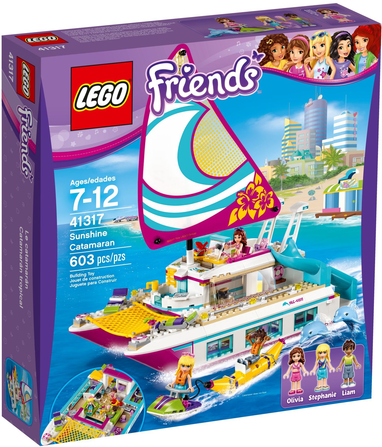 41317_alt1 Lego 41317 - Friends: Sunshine Catamaran