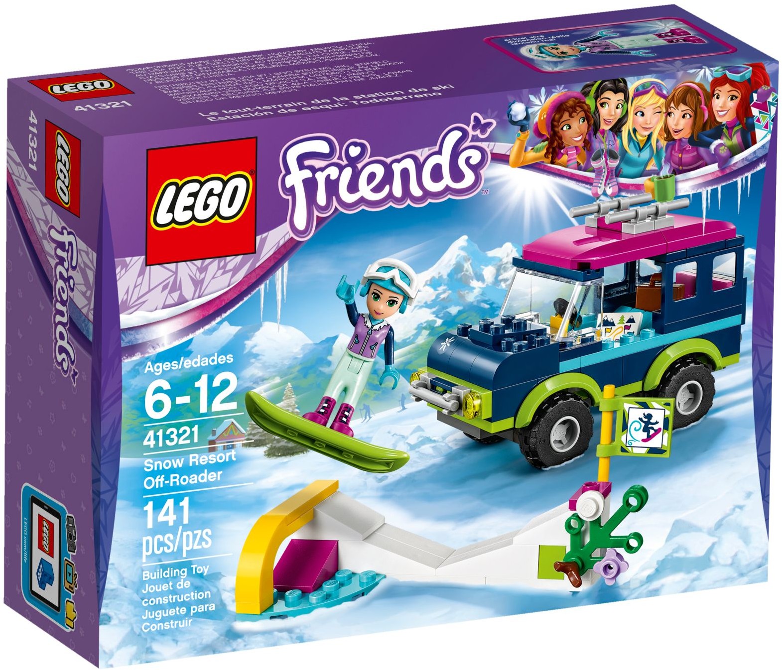 41321_alt1 Lego 41321 - Friends: Snow Resort Off-Roader