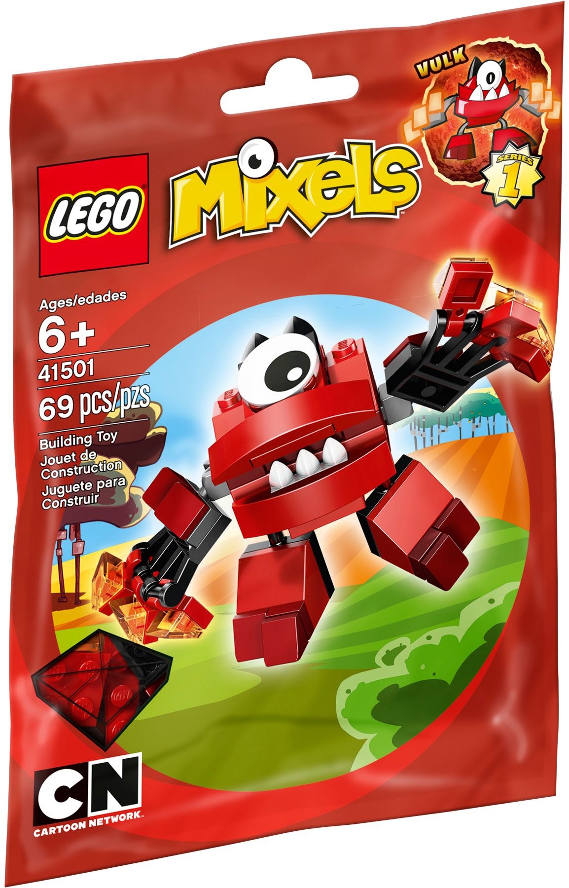 41501_alt1 Lego 41501 - Mixels: Series 1: Vulk