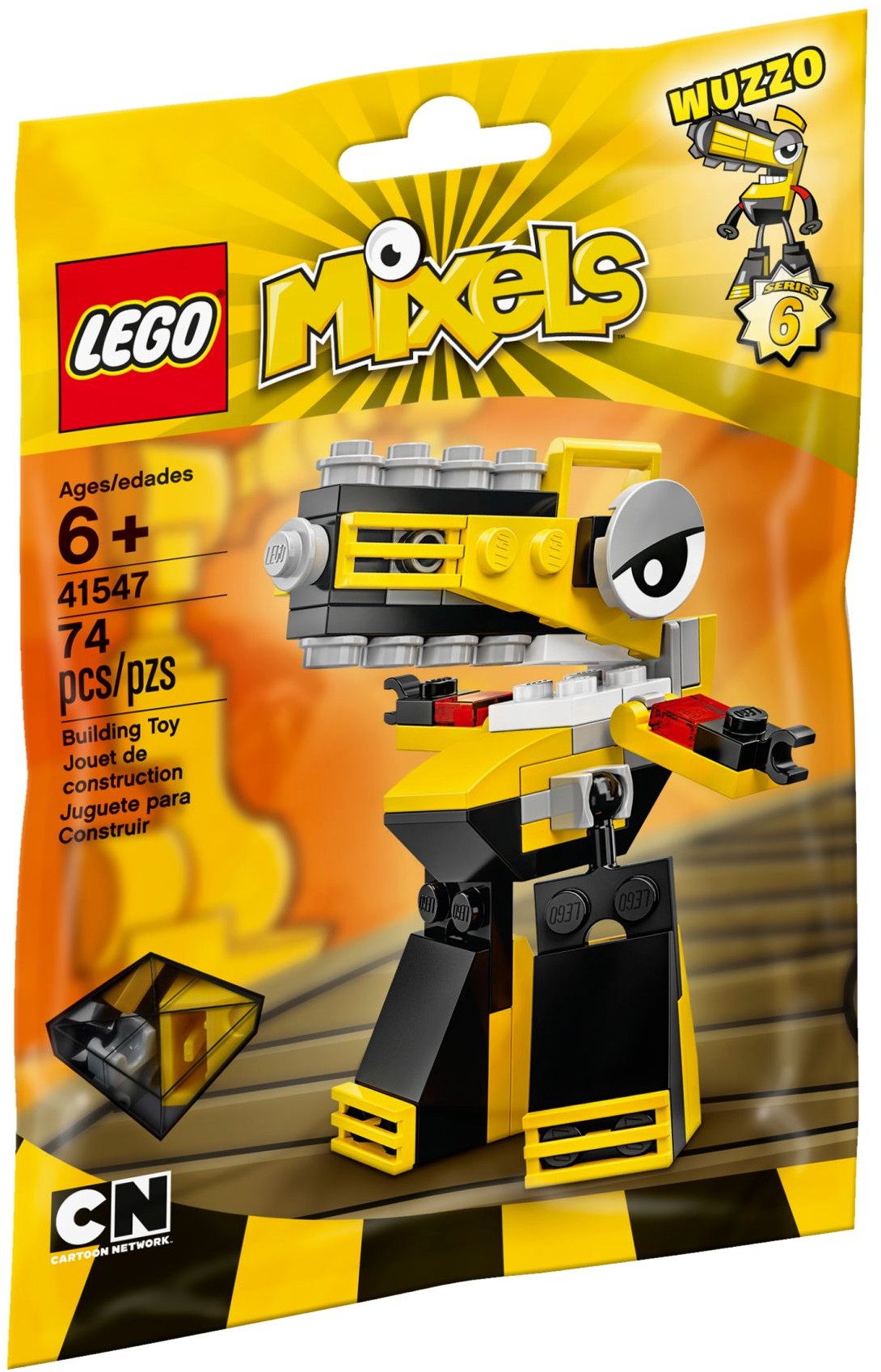 41547_alt1 Lego 41547 - Mixels: Series 6: Wuzzo