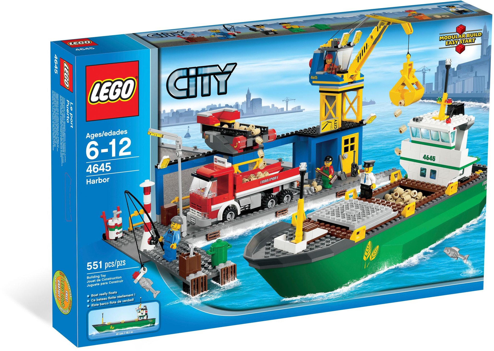 4645_alt1 Lego 4645 - City: Harbour