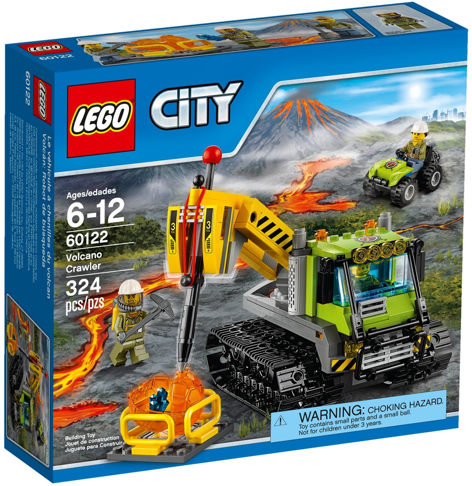 60122_alt1 Lego 60122 - City: Volcano Crawler