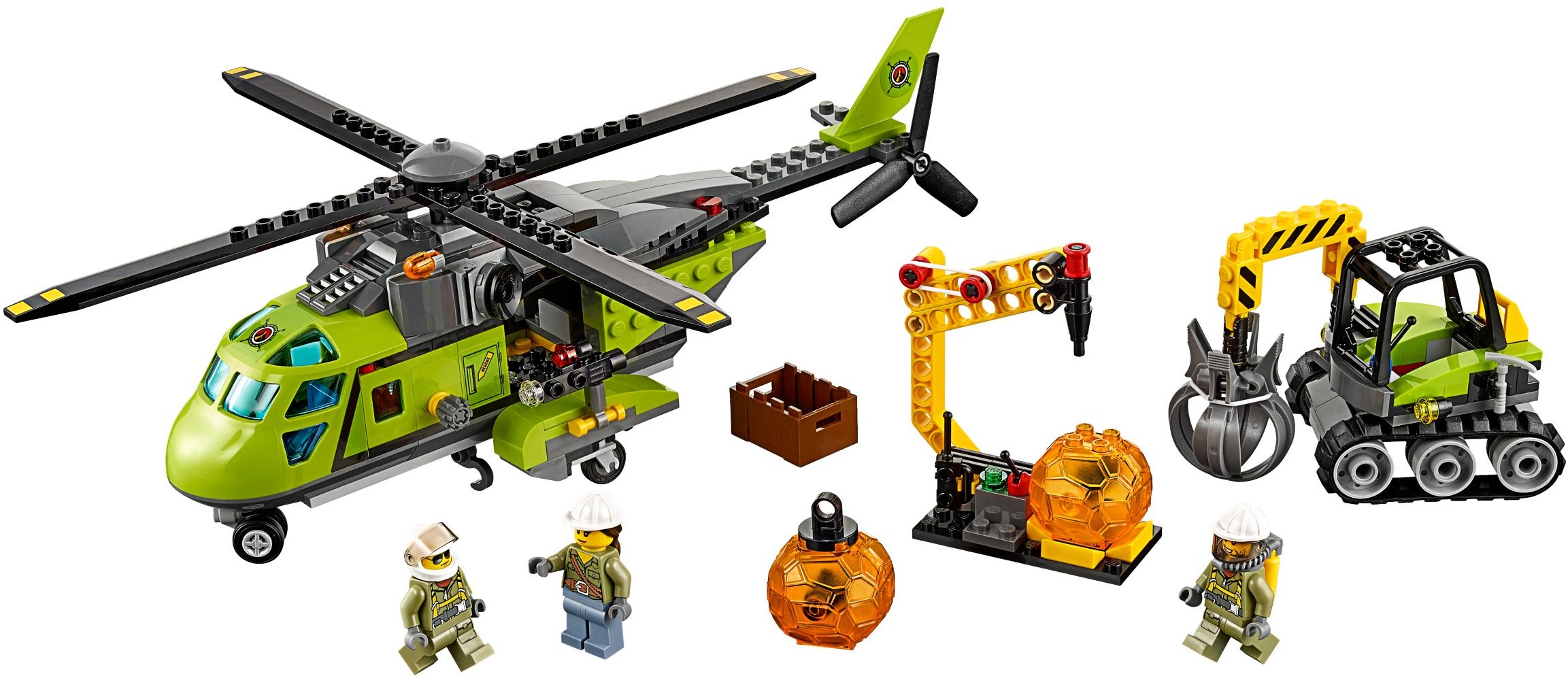 60123 Lego 60123 - City: Volcano Supply Helicopter
