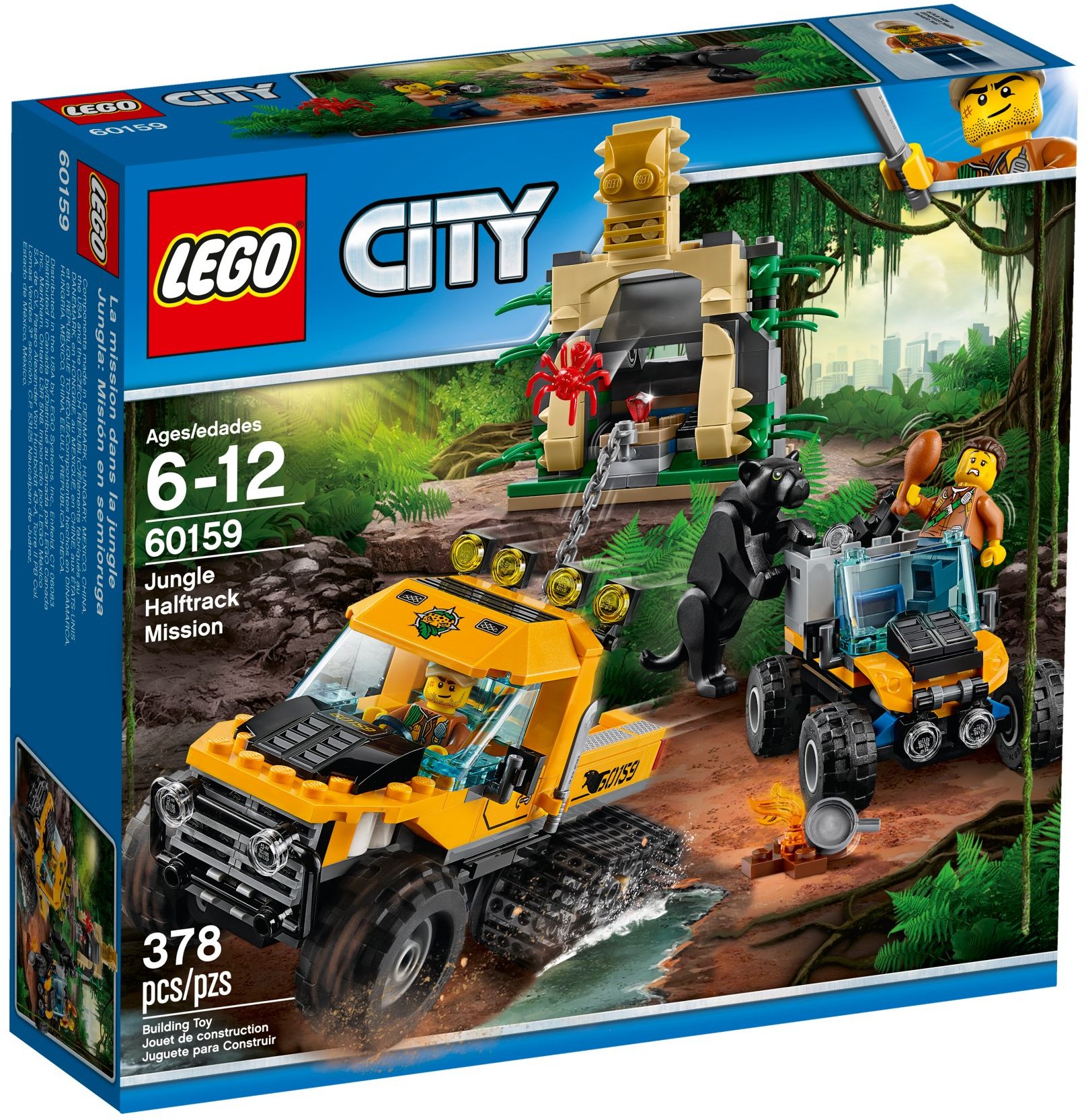 60159_alt1 Lego 60159 - City: Jungle Halftrack Mission