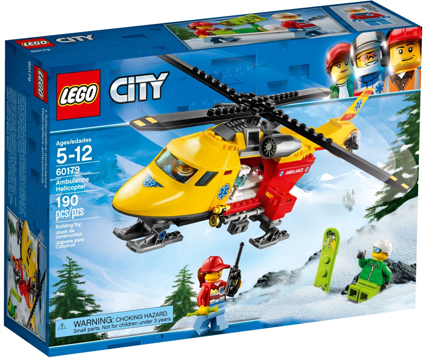 60179_alt1 Lego 60179 - City: Ambulance Helicopter