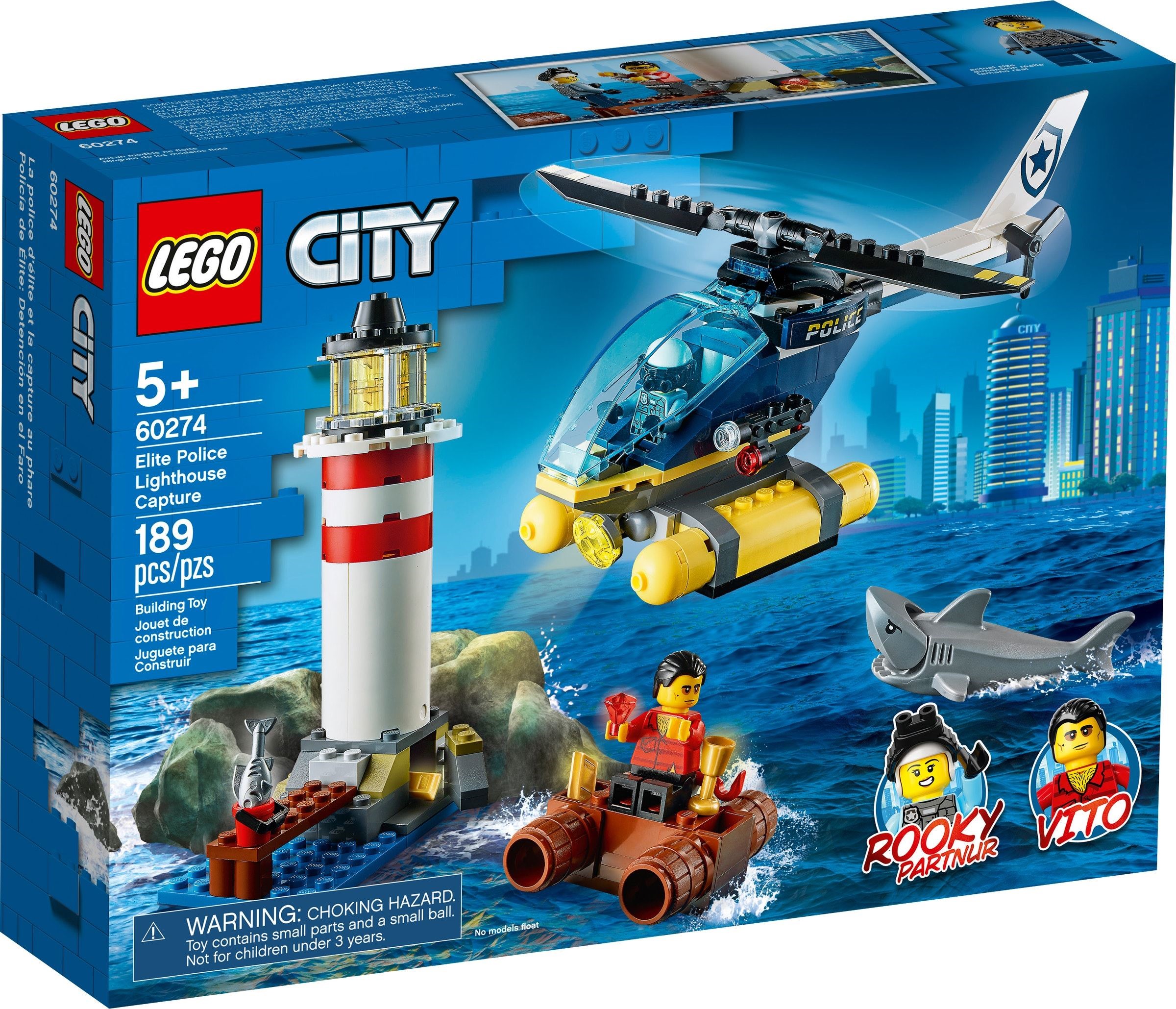 60274_alt1 Lego 60274 - City: Elite Police Lighthouse Capture
