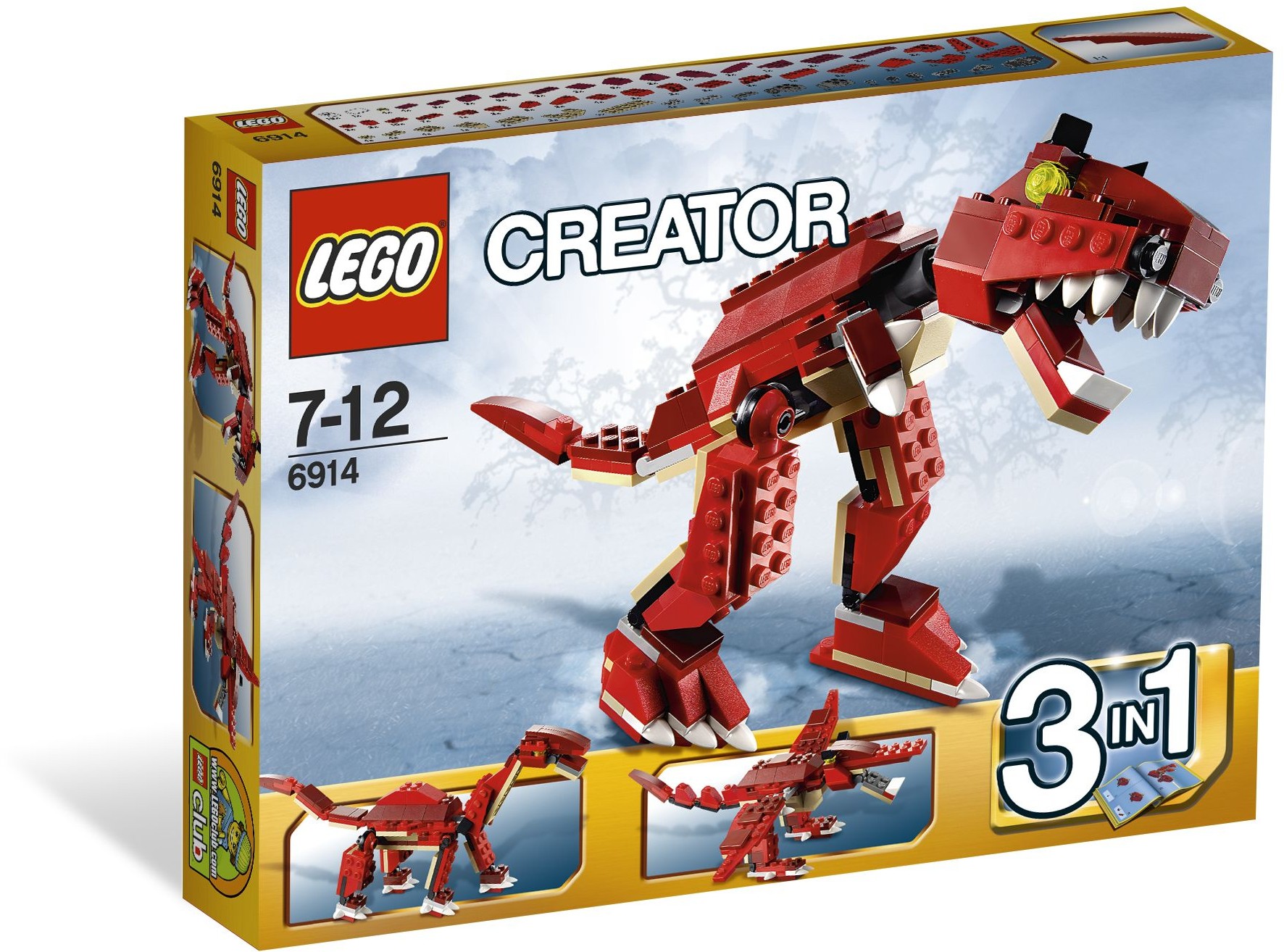 6914_alt1 Lego 6914 - Creator: T-Rex