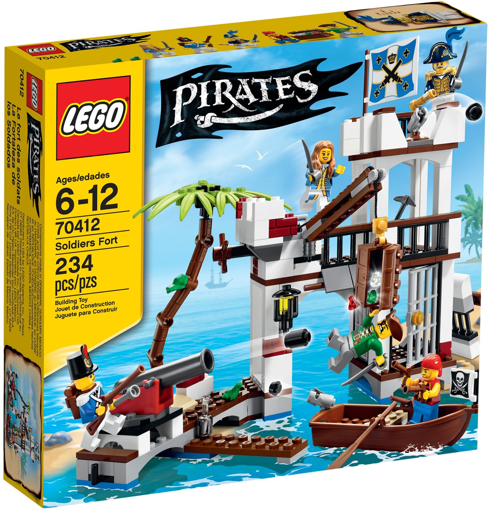 70412_alt1 Lego 70412 - Pirates: Soldiers Fort