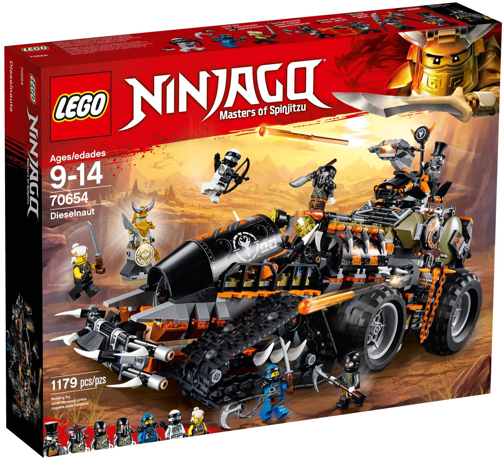 70654_alt1 Lego 70654 - Ninjago: Dieselnaut
