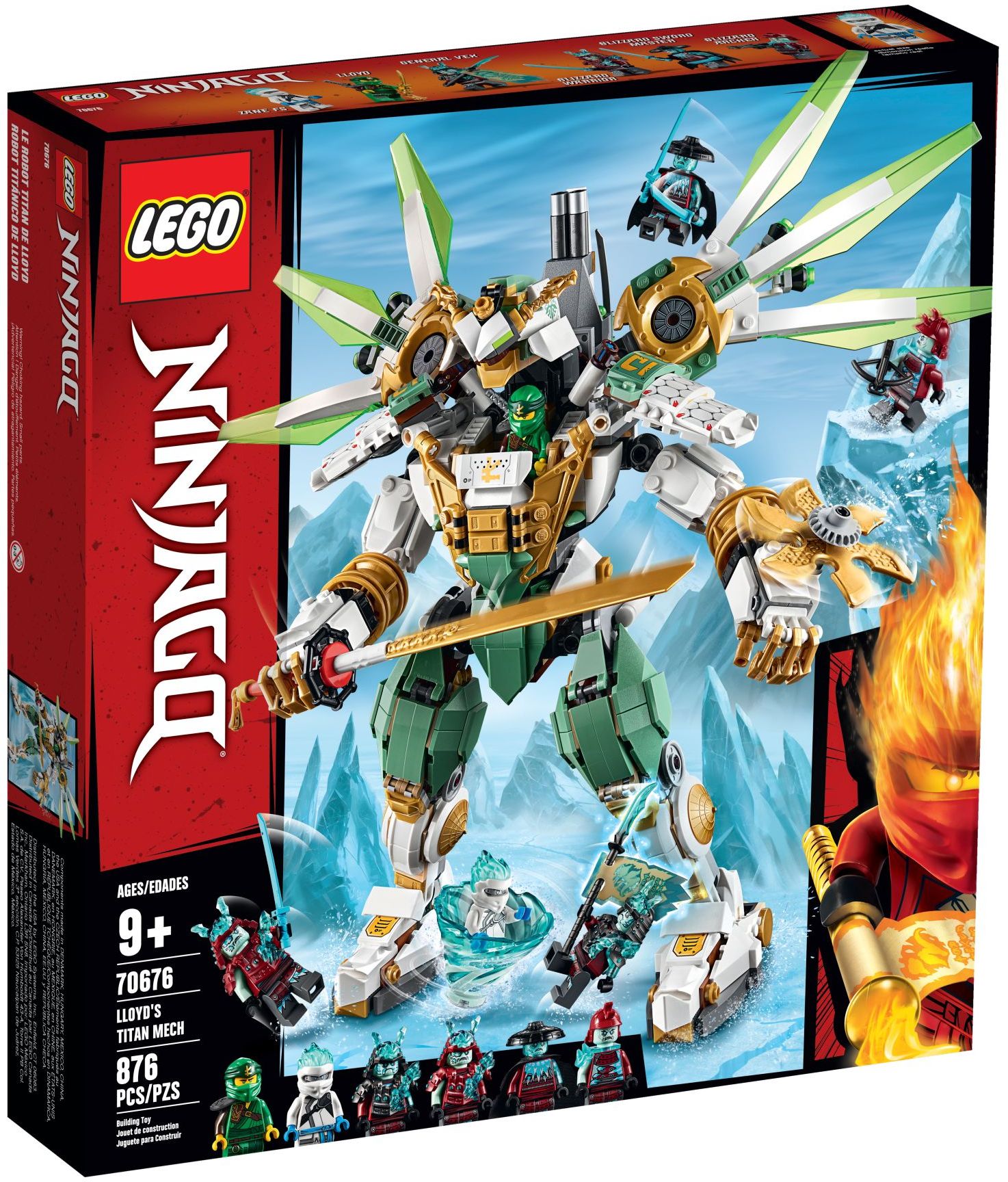 70676_alt1 70676 - Ninjago: Lloyd's Titan Mech - Afbeelding 1