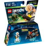 71230 - Dimensions: Fun Pack: Back to the Future Doc Brown - Afbeelding 2