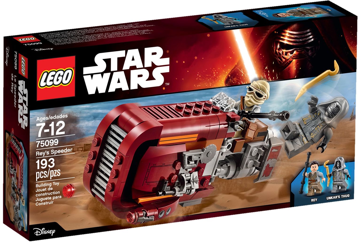 75099_alt1 Lego 75099 - Star Wars: Rey's Speeder