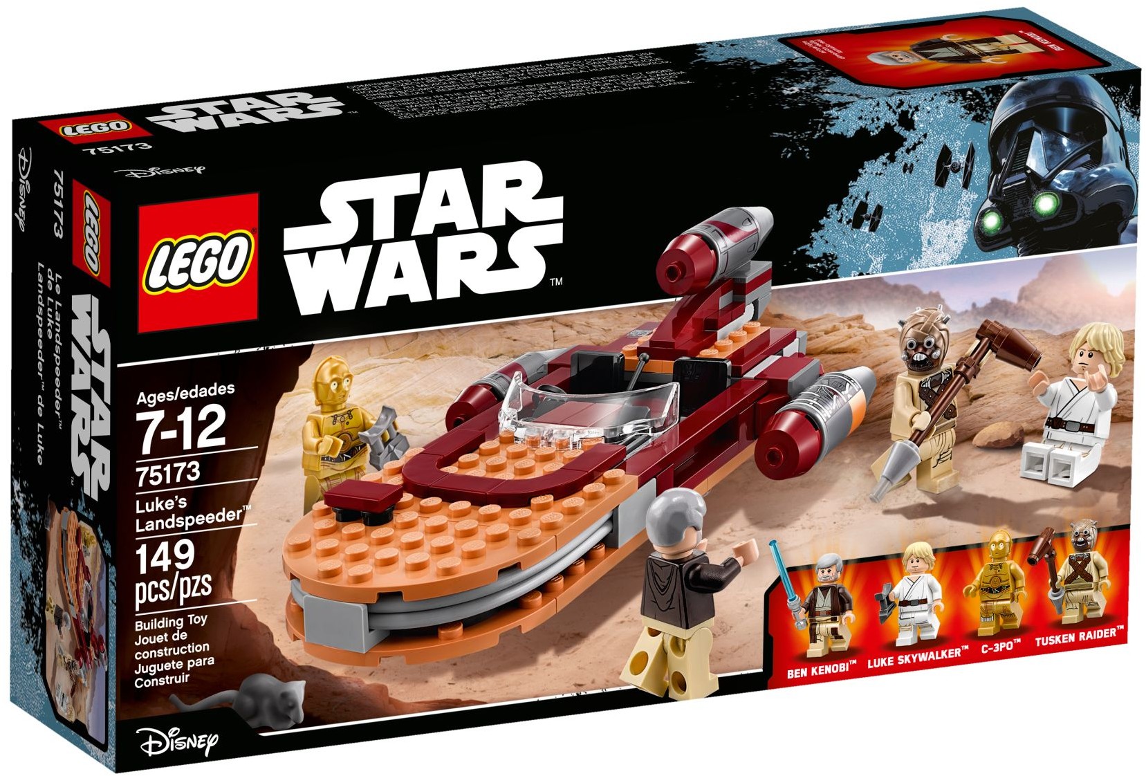 75173_alt1 Lego 75173 - Star Wars: Luke's Landspeeder