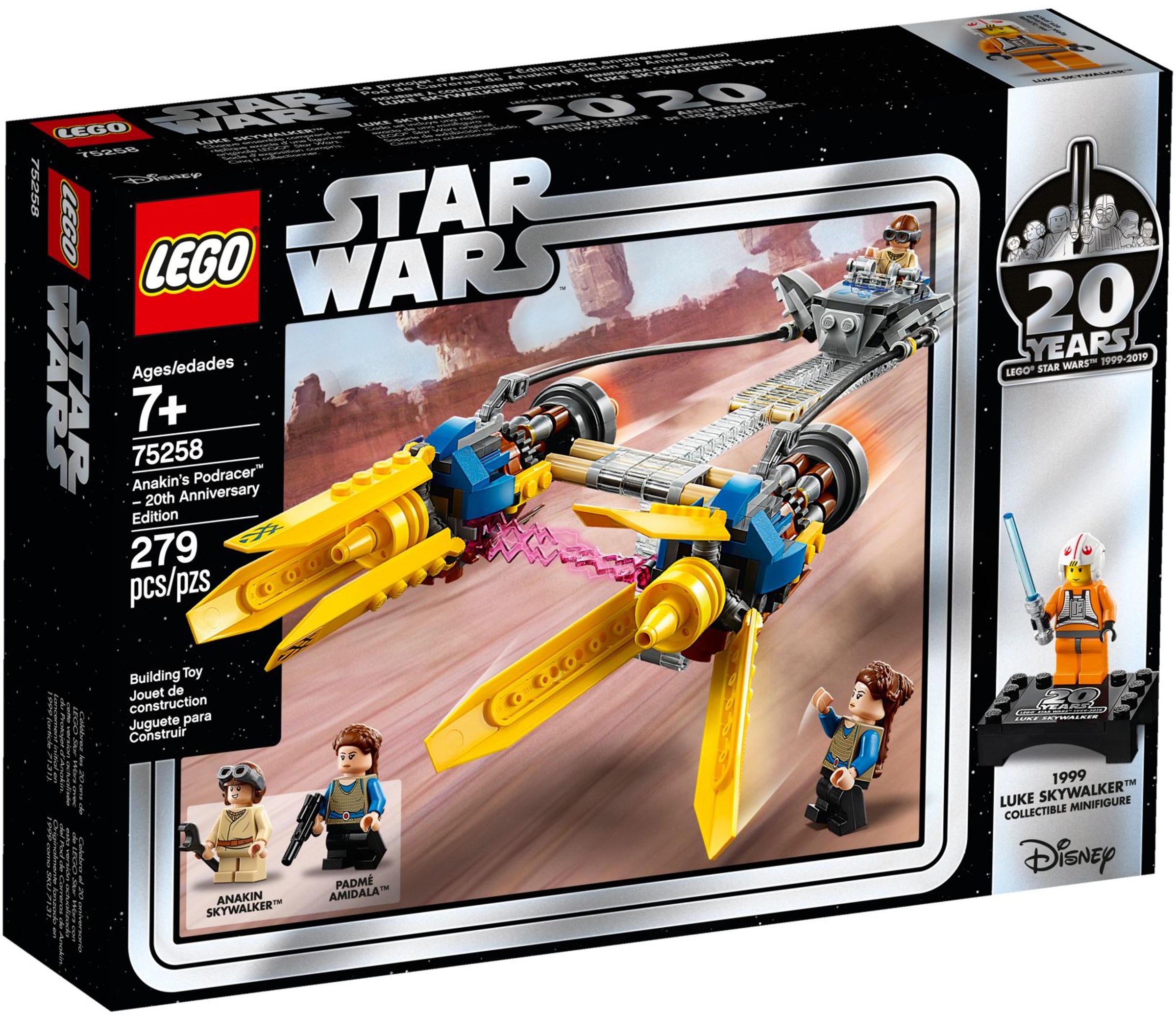 75258_alt1 Lego 75258 - Star Wars: Anakin's Podracer – 20th Anniversary Edition