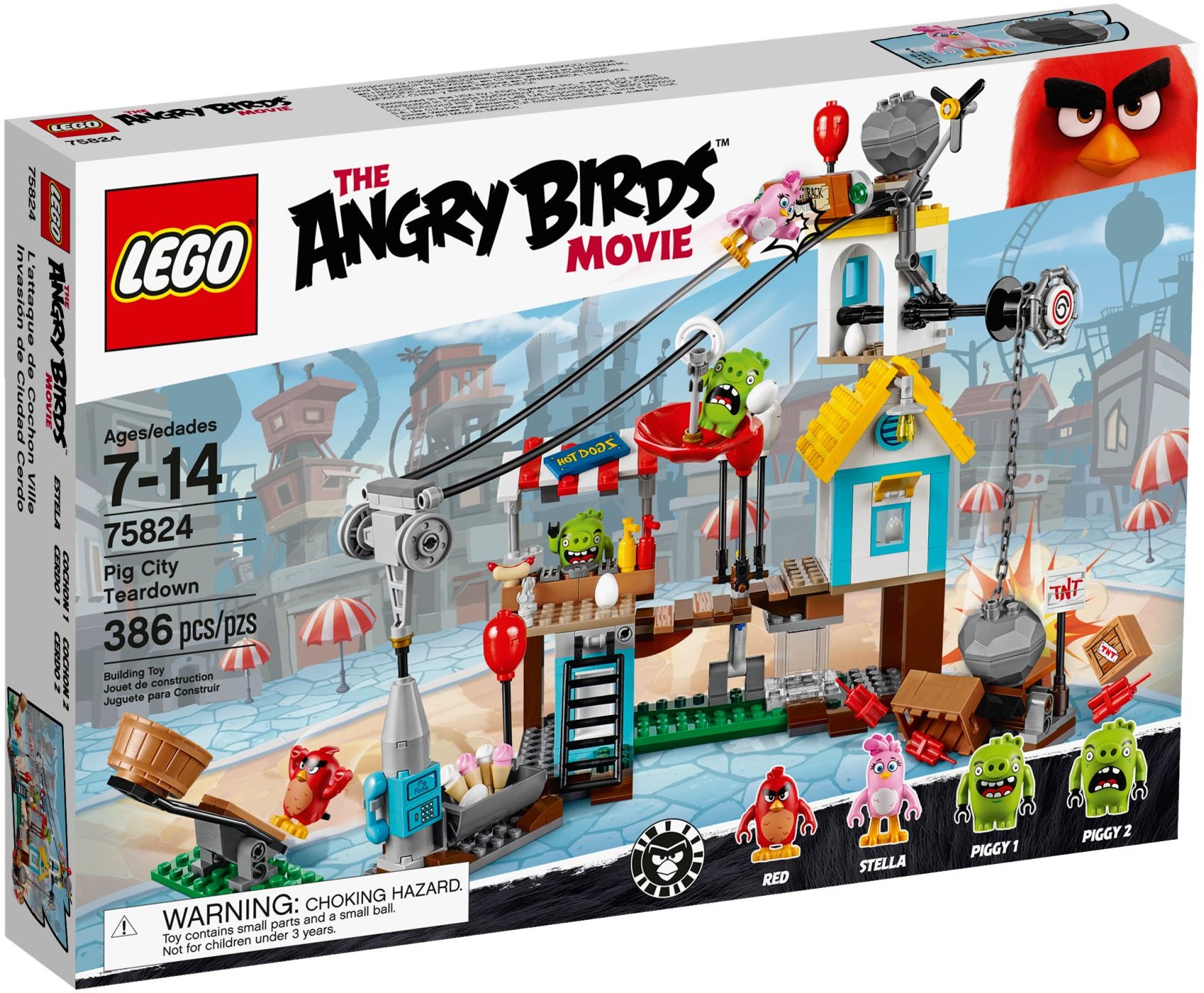 75824_alt1 Lego 75824 - Angry Birds: Pig City Teardown