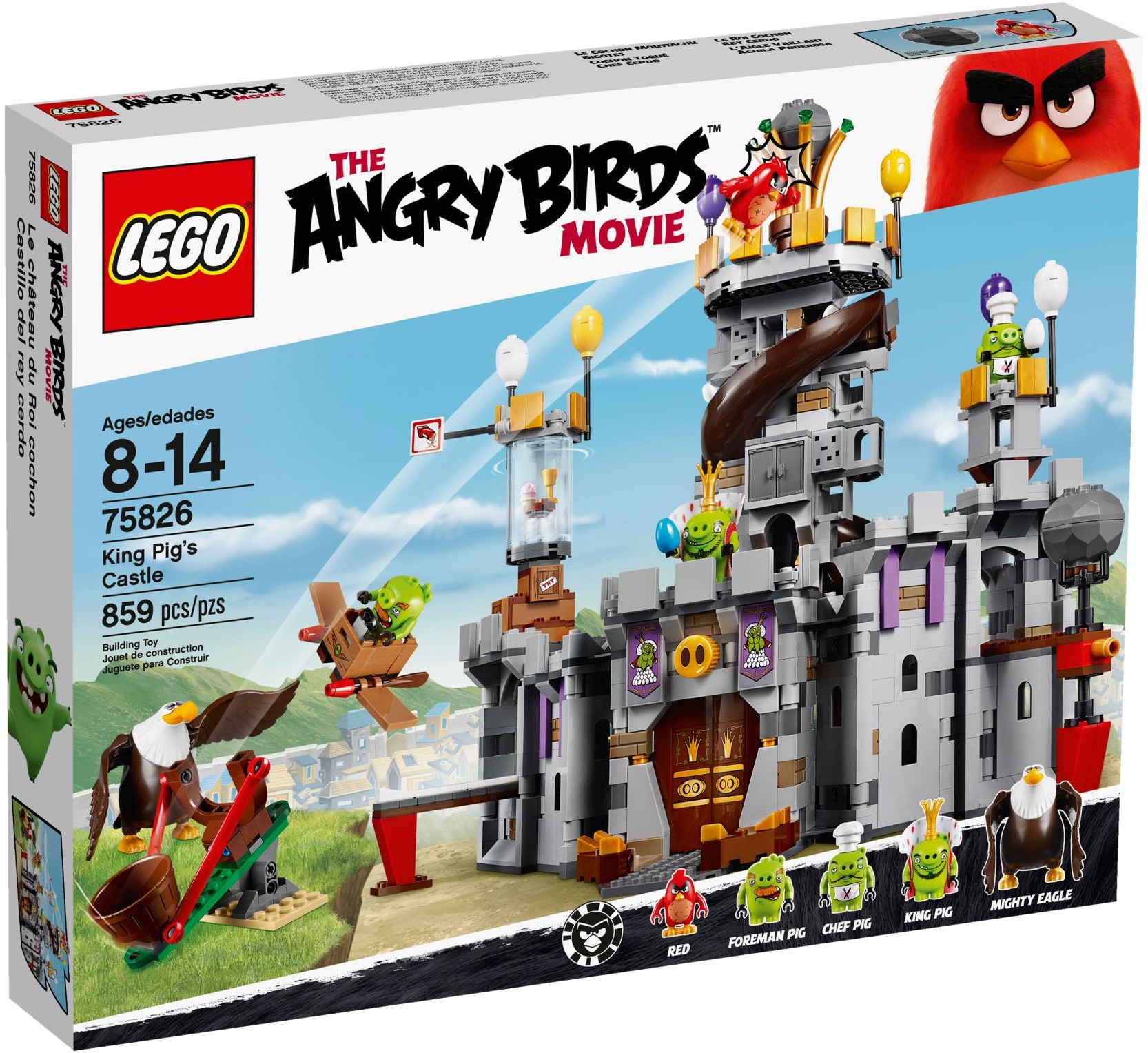 75826_alt1 Lego 75826 - Angry Birds: King Pig's Castle