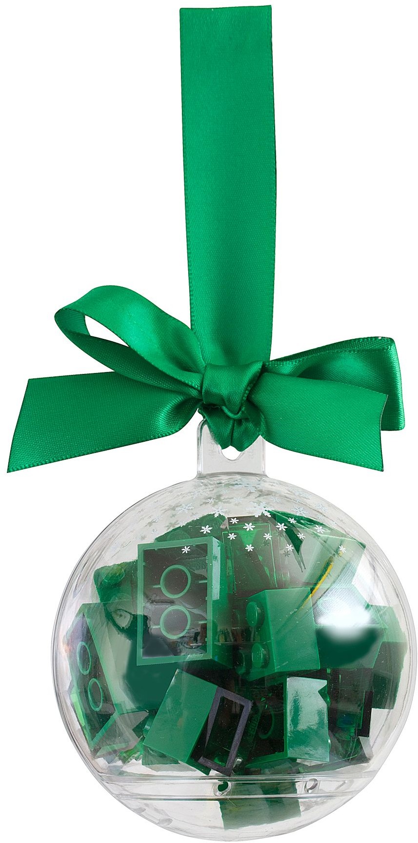853346 853346 - Seasonal: Holiday Bauble with Green Bricks - Afbeelding 1