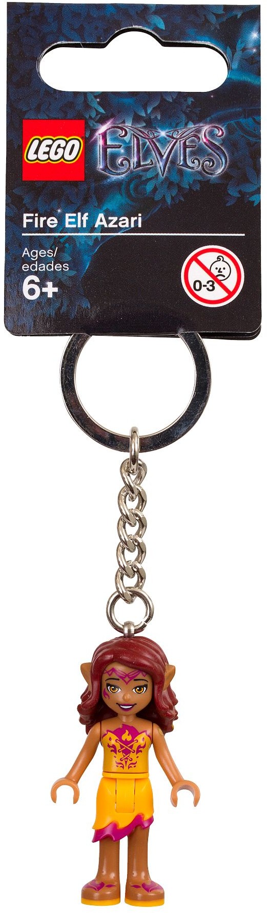 853560_alt1 853560 - Elves: Elves Azari the Fire Elf Key Chain - Afbeelding 1