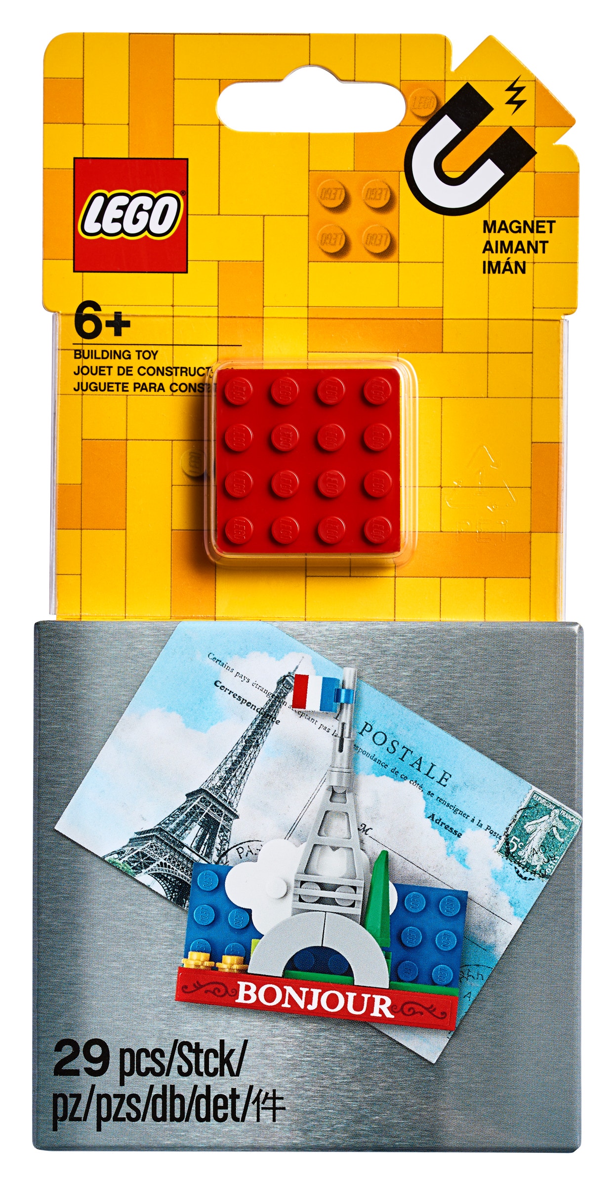 854011_alt1 Lego 854011 - Gear: Eiffel Tower Magnet